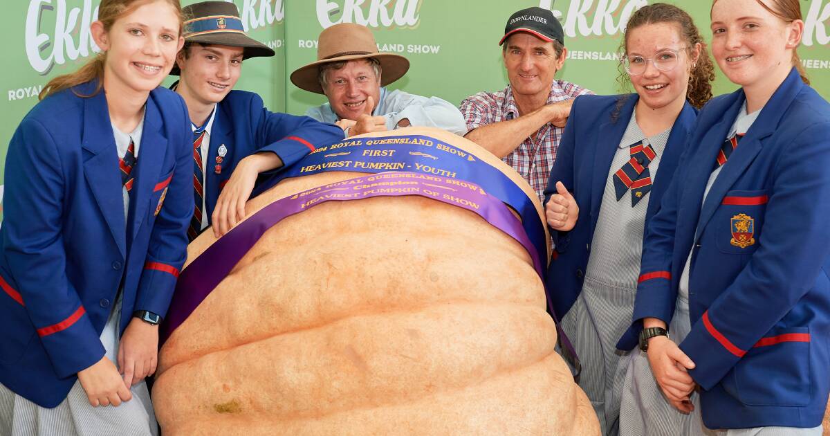 Downlands College, Toowoomba wins Ekka Giant Pumpkin Competition | Queensland Country Life