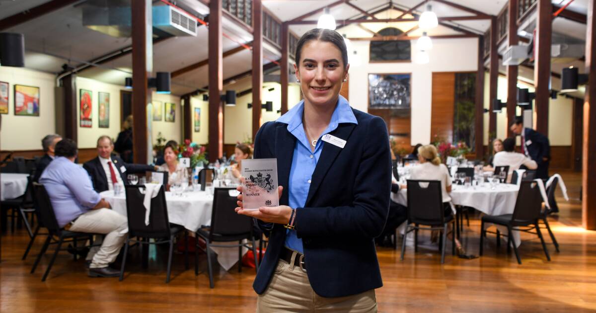 Youngest finalist Grace Collins named RAS Rural Achiever