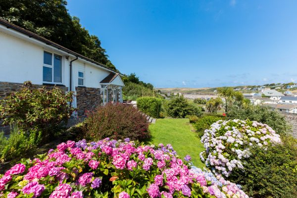 A surfer’s ideal home? The Cornwall seaside haven just yards from the beach in the village of Polzeath