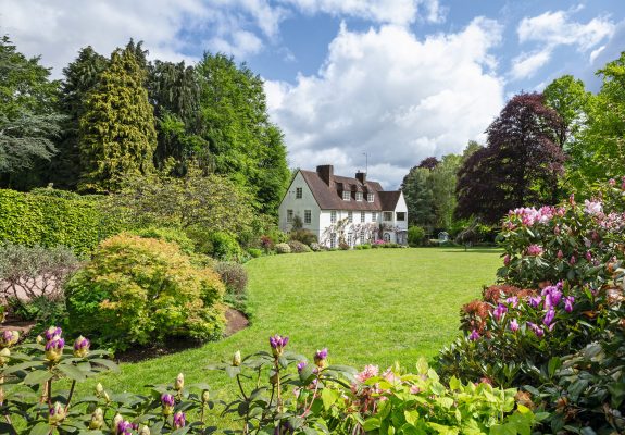 A five-bedroom home that’s a mile south of Farnham and a mile north of the South Downs